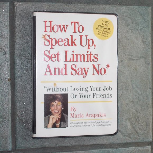 How To Speak Up, Set Limits & Say No 4 cas tapes - Picture 1 of 2